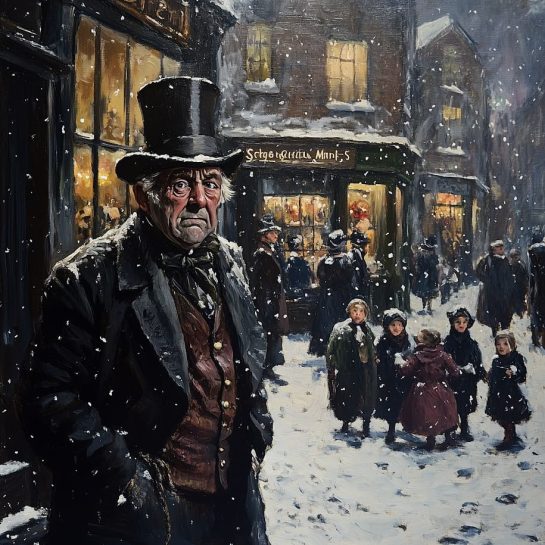 Christmas Carol Scrooge photo.