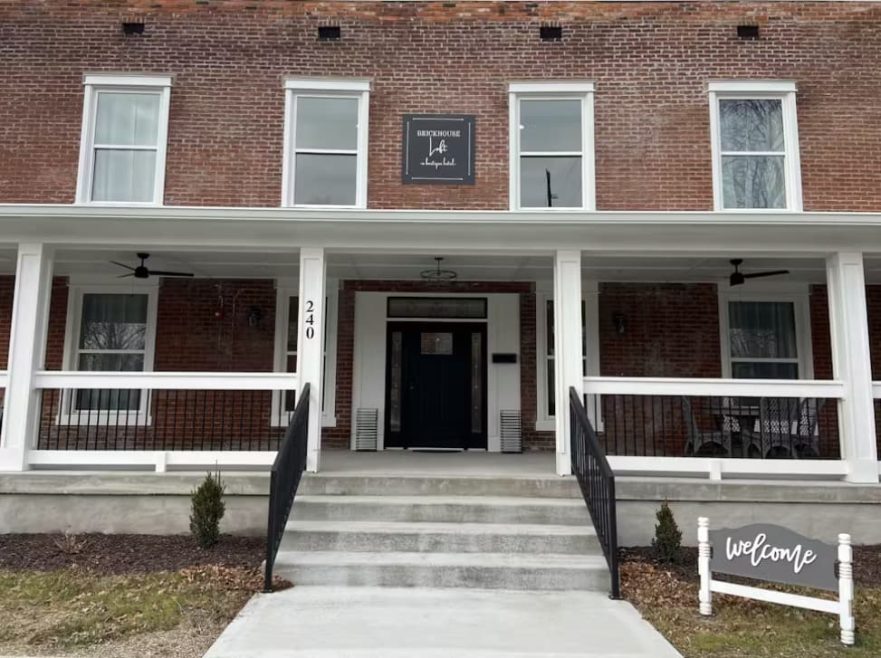 brickhouse loft boutique hotel, wedding venue near Martinsville IN
